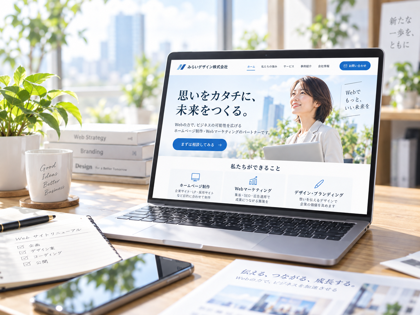 営業用ホームページ